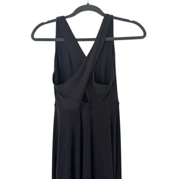 prAna Josepina Maxi Scoop Cross Back Dress Black XS - Picture 4 of 8